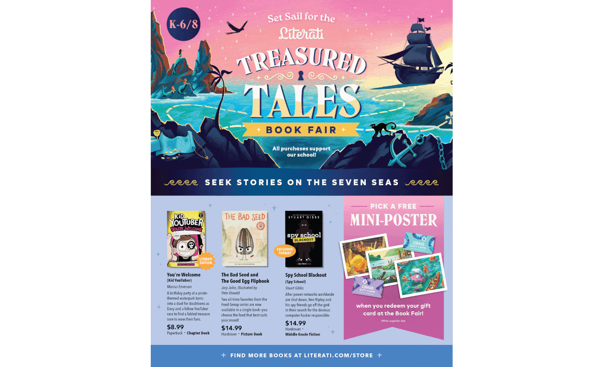 Explore a sneak peek of our Treasured Tales 2026 book selection!