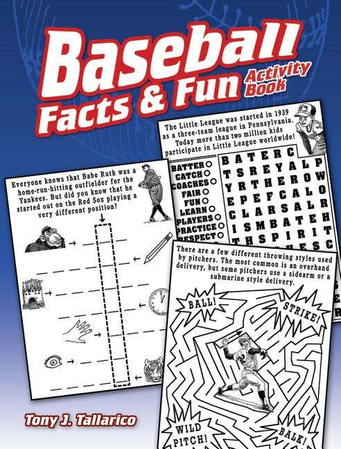 Baseball Facts & Fun Activity Book - Literati School Store